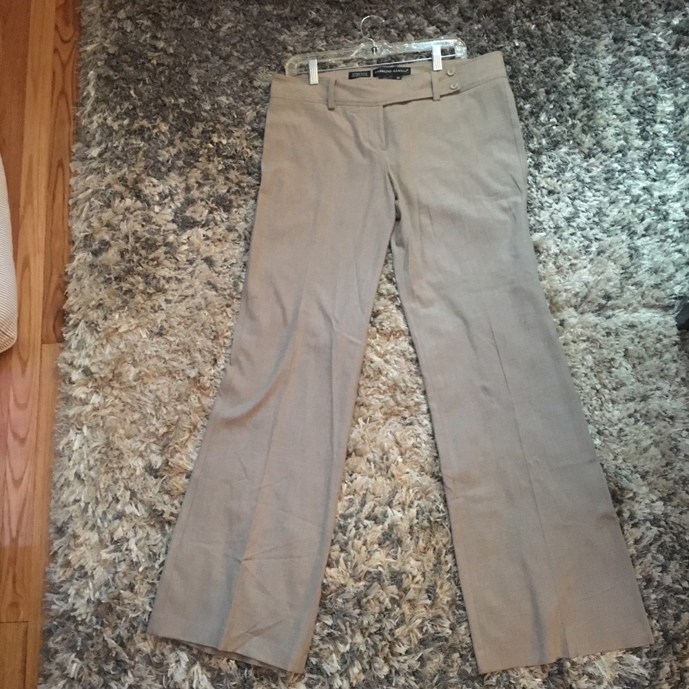 Tan High Rise Trouser